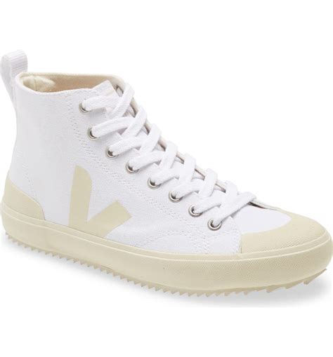 high top veja shoes.